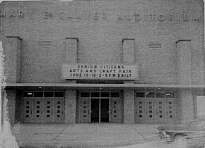 Craft fair at the Mary E.Sawyer Auditorium - 1968?